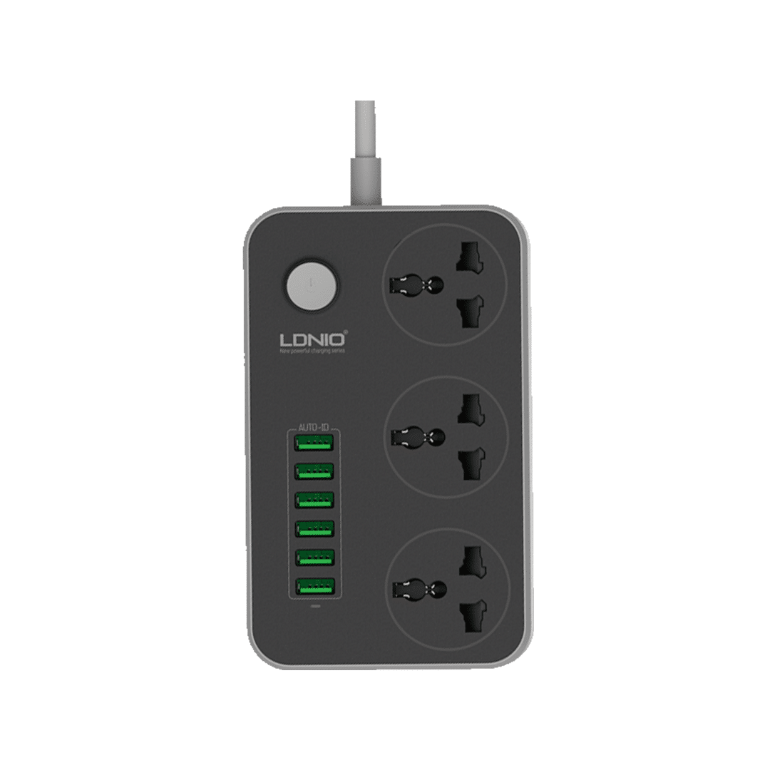 43553 - CORTAPICOS LDNIO SC3604 17W 6P 6USB + 3TOMAS-2